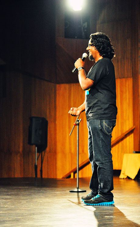 Indian Stand Up Comedy Night, Indian Habitat Center, photographed by professional Indian photographer Naina