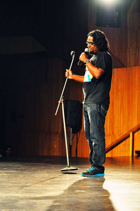 Indian Stand Up Comedy Night, Indian Habitat Center, photographed by professional Indian photographer Naina