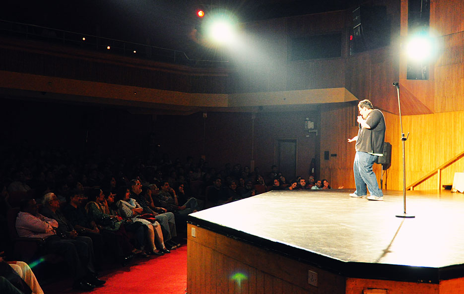 Indian Stand Up Comedy Night, Indian Habitat Center, photographed by professional Indian photographer Naina