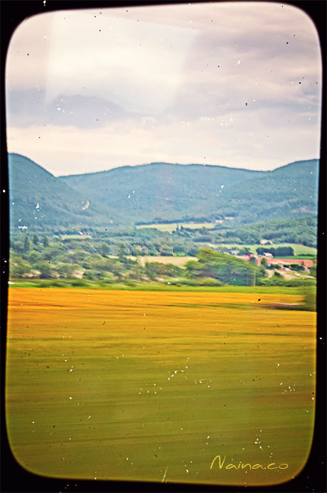 Vintage slide film landscape art photography | Photographer : Naina