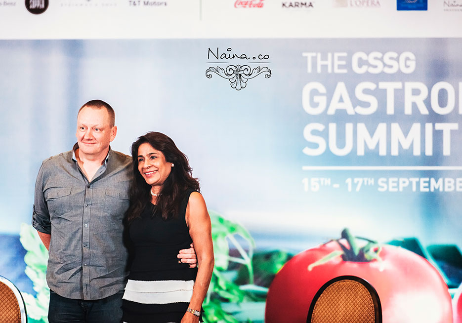 Chef Ian Curley of The European Restaurant, Australia at the CSSG Gastronomy Summit, 2012 photographed by photographer Naina Redhu of Naina.co