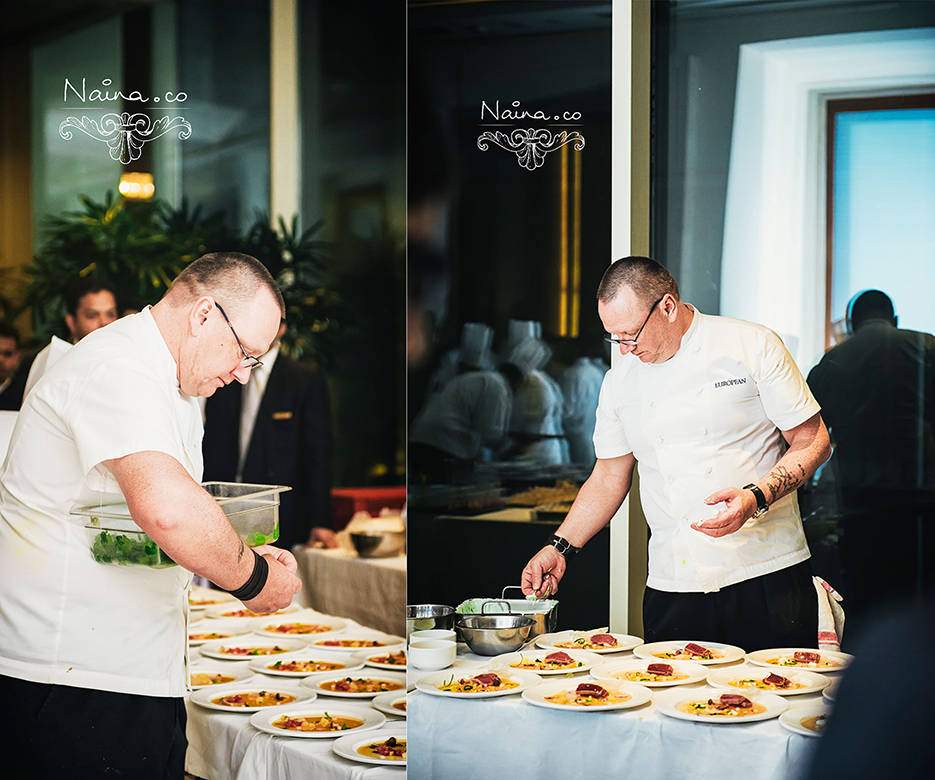 Chef Ian Curley of The European Restaurant, Australia at the CSSG Gastronomy Summit, 2012 photographed by photographer Naina Redhu of Naina.co