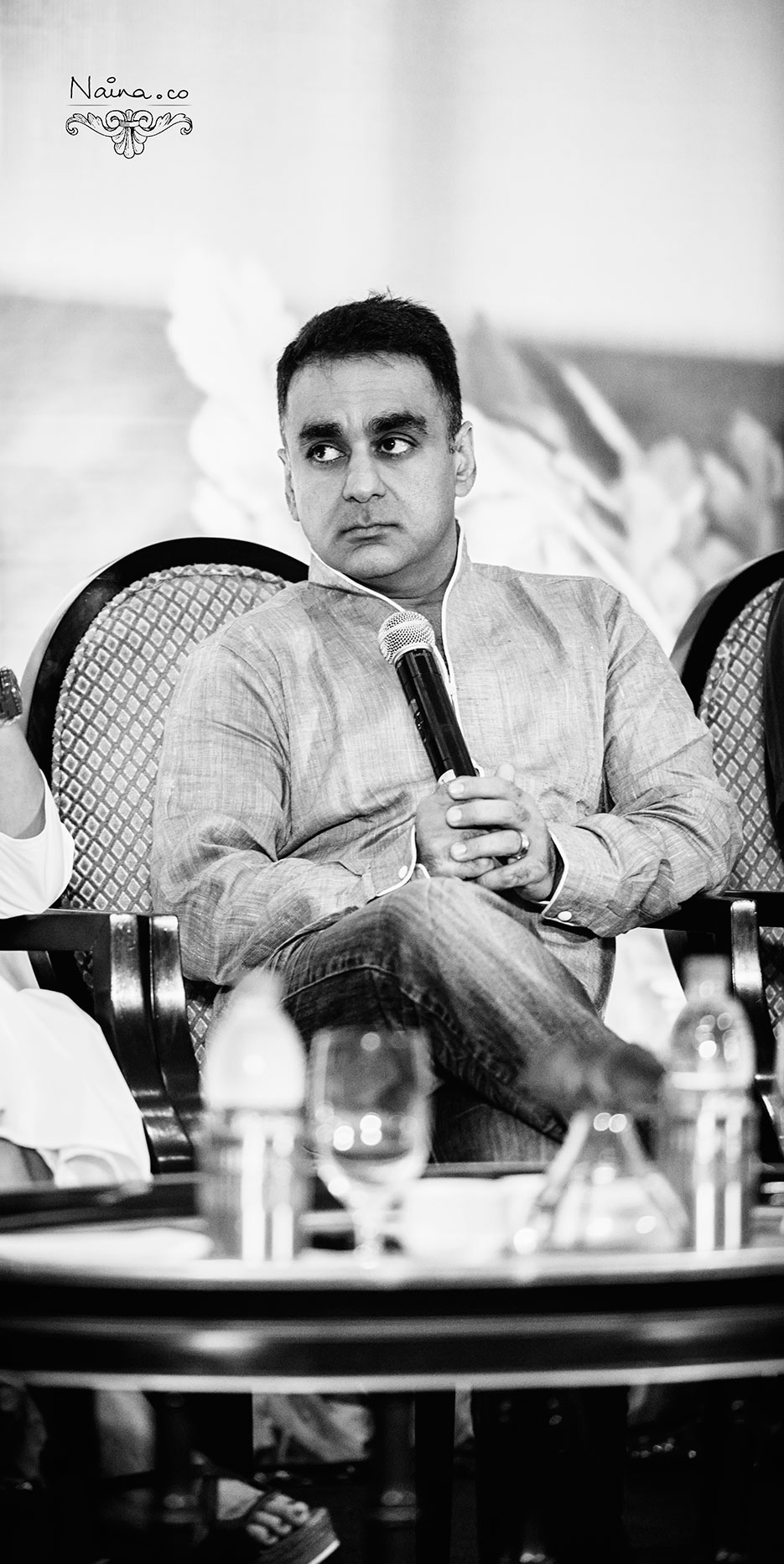 Chef Vineet Bhatia of Rasoi at the CSSG Gastronomy Summit, 2012 photographed by photographer Naina Redhu of Naina.co