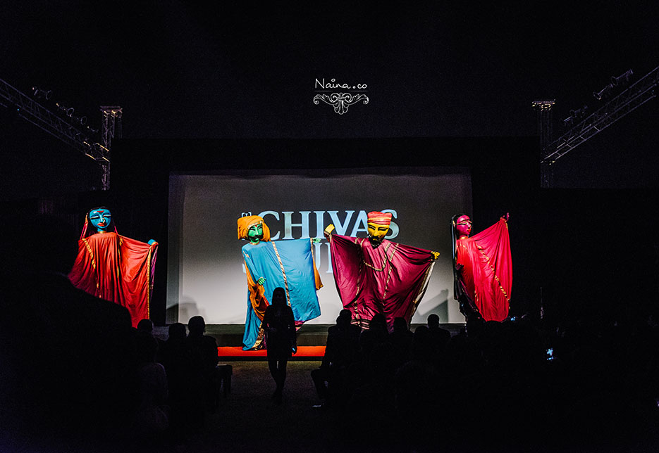 Chivas Studio 2012, New Delhi, Day One, Rohit Bal Tamasha, ITC Maurya photographed by Lifestyle Photographer Naina Redhu of Naina.co