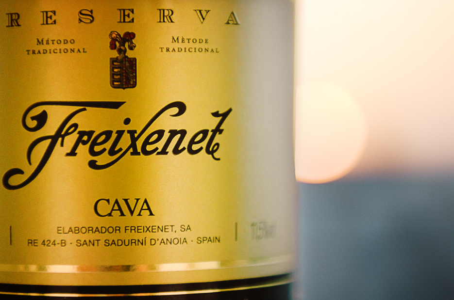 Freixenet CAVA. Carta Nevada. Reserve. Spanish Sparkling white wine. Photography by professional Indian lifestyle photographer Naina Redhu of Naina.co