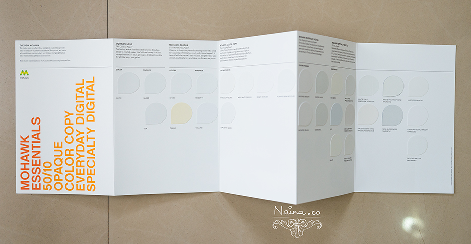 Mohawk Paper, Chip charts. Photography by photographer Naina Redhu of Naina.co