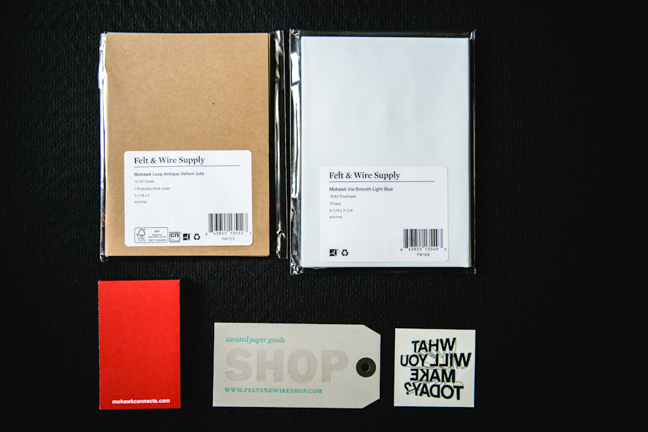 Mohawk Connects : Mohawk Paper, MOO, Tattly, Felt & Wire : paper goodness & stationery. Photographer Naina Redhu