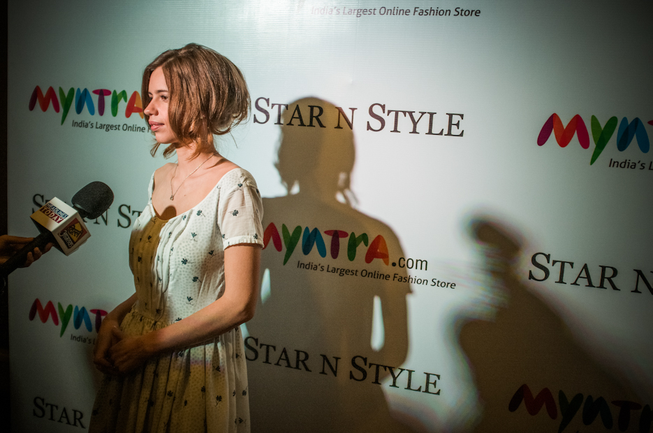 Myntra.com Star and Style Starnstyle with Kalki Koechlin. Retail Fashion Event Photography by professional Indian lifestyle photographer Naina Redhu of Naina.co