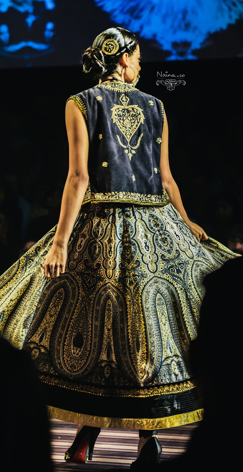 Wills Lifestyle India Fashion Week, Spring Summer 2013. Ritu Kumar Grand Finale by photographer Naina Redhu of Naina.co