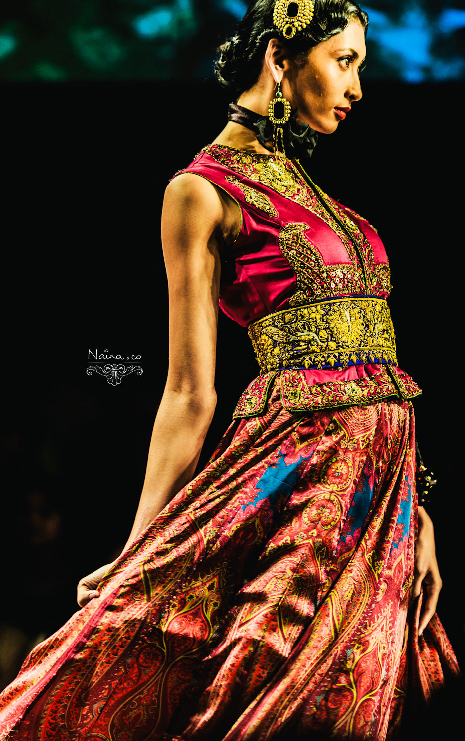 Wills Lifestyle India Fashion Week, Spring Summer 2013. Ritu Kumar Grand Finale by photographer Naina Redhu of Naina.co