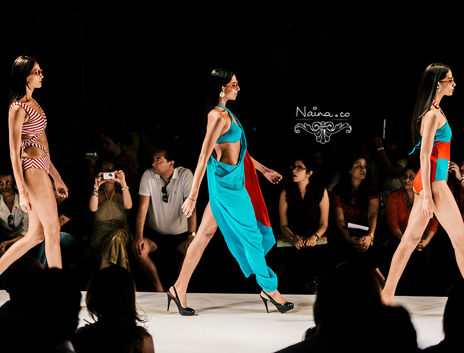 Wills Lifestyle India Fashion Week, Spring Summer 2013. Shivan Narresh beachwear/swimwear ZIP by photographer Naina Redhu of Naina.co