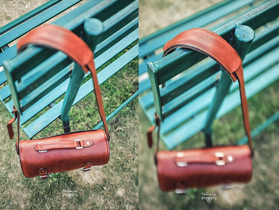 ONA Bags, Brooklyn Camera Bag in Leather Chestnut, photographed by Lifestyle photographer, blogger Naina Redhu of Naina.co