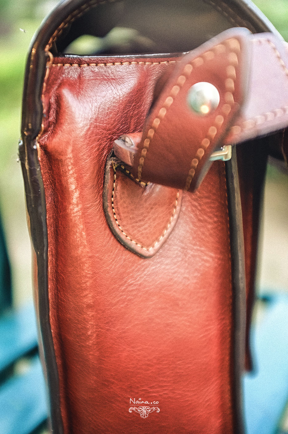 ONA Bags, Brooklyn Camera Bag in Leather Chestnut, photographed by Lifestyle photographer, blogger Naina Redhu of Naina.co