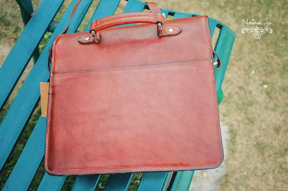 ONA Bags, Brooklyn Camera Bag in Leather Chestnut, photographed by Lifestyle photographer, blogger Naina Redhu of Naina.co