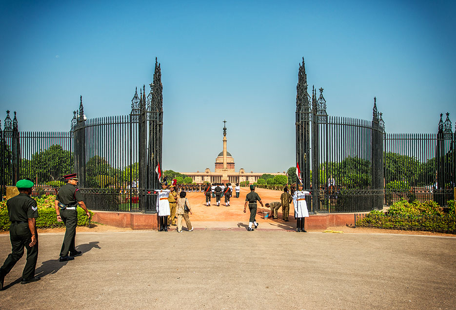 Rashtrapati Bhavan : Presidential House, New Delhi, India. Guard change ceremony. Architecture & Portraiture photography by professional Indian lifestyle photographer Naina Redhu of Naina.co