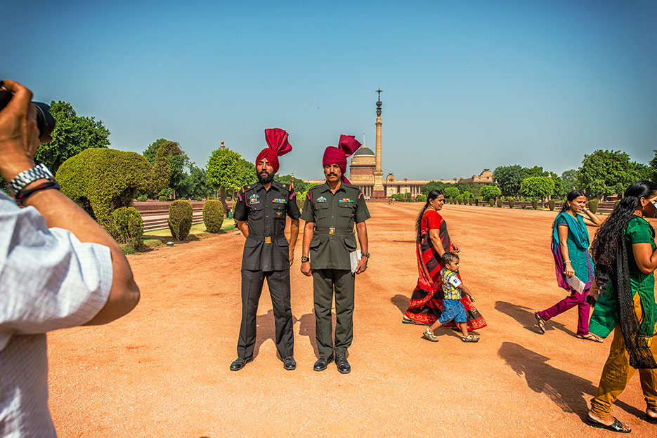 Rashtrapati Bhavan : Presidential House, New Delhi, India. Guard change ceremony. Architecture & Portraiture photography by professional Indian lifestyle photographer Naina Redhu of Naina.co