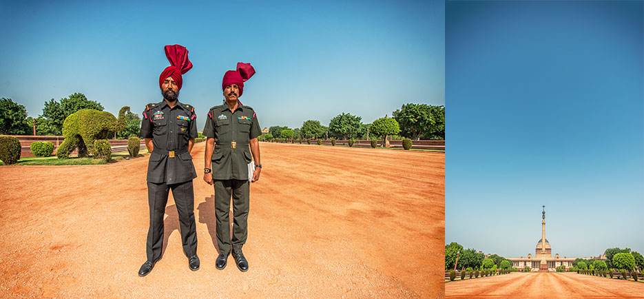 Rashtrapati Bhavan : Presidential House, New Delhi, India. Guard change ceremony. Architecture & Portraiture photography by professional Indian lifestyle photographer Naina Redhu of Naina.co