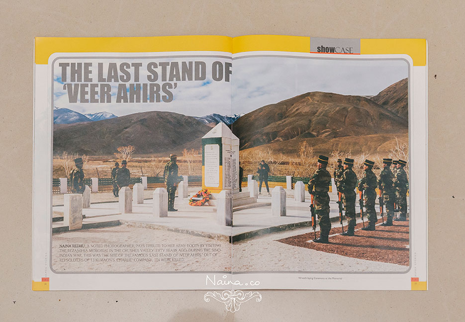 The Alpha Stories, Indian Armed Forces Magazine, Nishtha, Indian photographer Naina Redhu, Rezang La, 13 Kumaon.