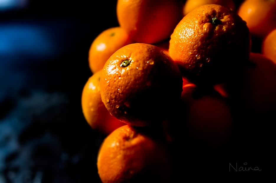 Cold drink : Orange and lemon beverage. Food photography. Photography by professional Indian lifestyle photographer Naina Redhu of Naina.co