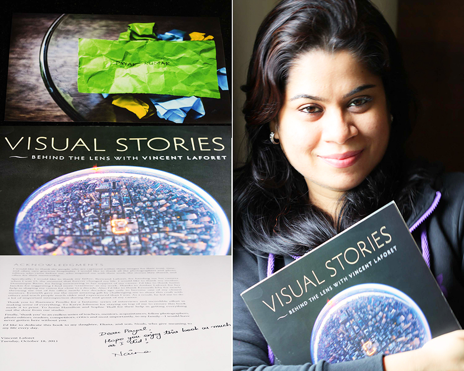 Winner of the Visual Stories photography book giveaway by photographer Naina Redhu of Naina.co