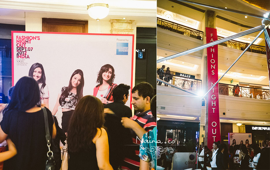 Vogue Fashion's Night Out, DLF Emporio, New Delhi, India, 2012. #vfno #fnoindia Photography by photographer and blogger Naina Redhu