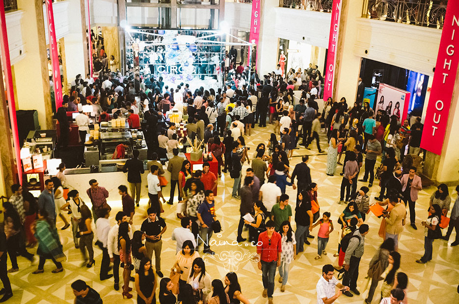 Vogue Fashion's Night Out, DLF Emporio, New Delhi, India, 2012. #vfno #fnoindia Photography by photographer and blogger Naina Redhu