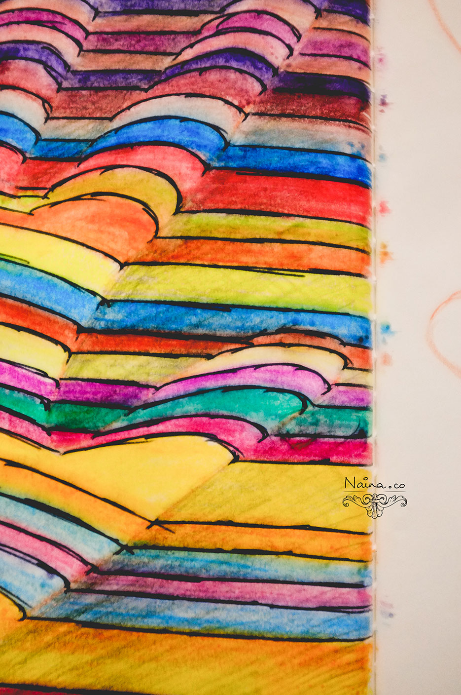 Hand watercolor sketch / painting inspired by what I found on Pinterest, photographed by Lifestyle photographer, blogger Naina Redhu of Naina.co