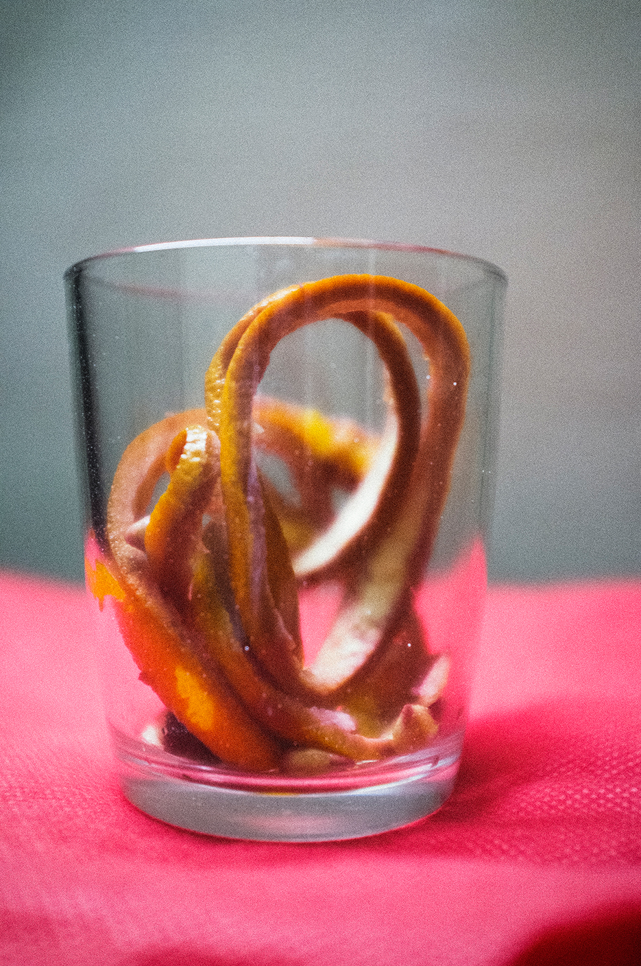 What I shot today... Orange peel from Sangria fruit soaked overnight. Photography by professional Indian lifestyle photographer Naina Redhu of Naina.co