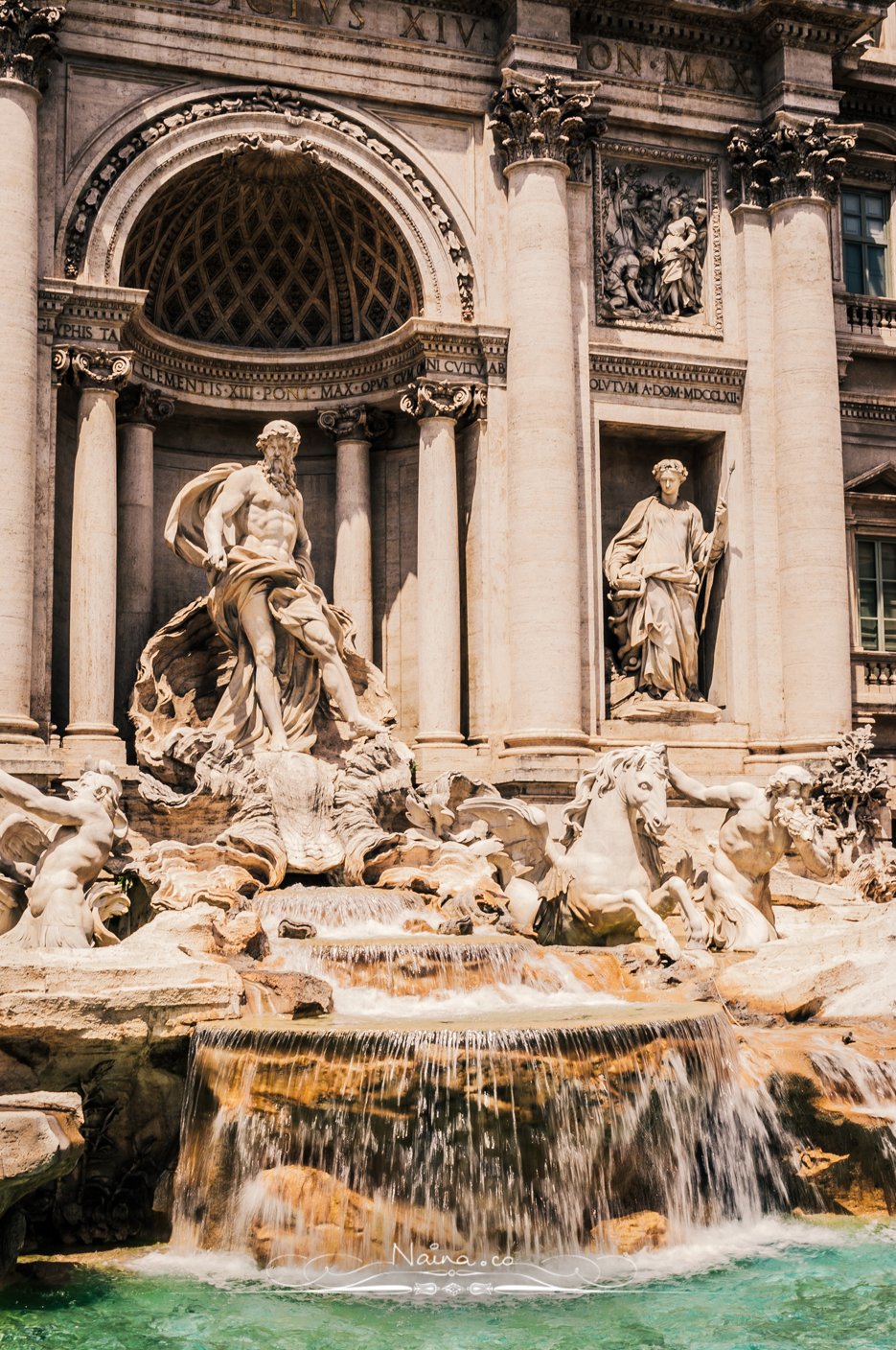 Trevi Fountain, Rome, Italy, Restoration efforts by Fendi : Italian Luxury Fashion House, photographed by Lifestyle & Luxury photographer & blogger Naina Redhu of Naina.co