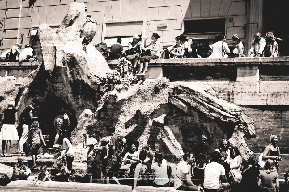 Trevi Fountain, Rome, Italy, Restoration efforts by Fendi : Italian Luxury Fashion House, photographed by Lifestyle & Luxury photographer & blogger Naina Redhu of Naina.co