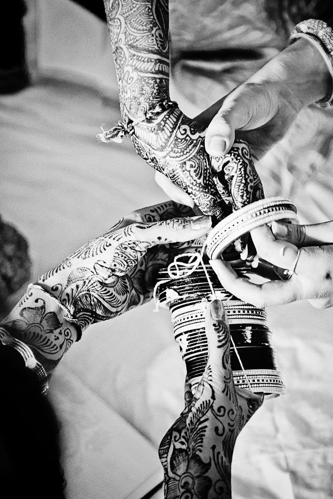 Indian wedding photographer : photography by Naina and Knottytales | Haldi, Chuda, Puja Ceremony