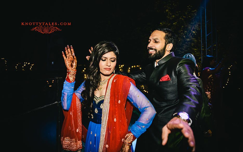 Indian wedding photographer : photography by Naina and Knottytales | Gursimran and Sheleja: Sangeet and Cocktails, Delhi