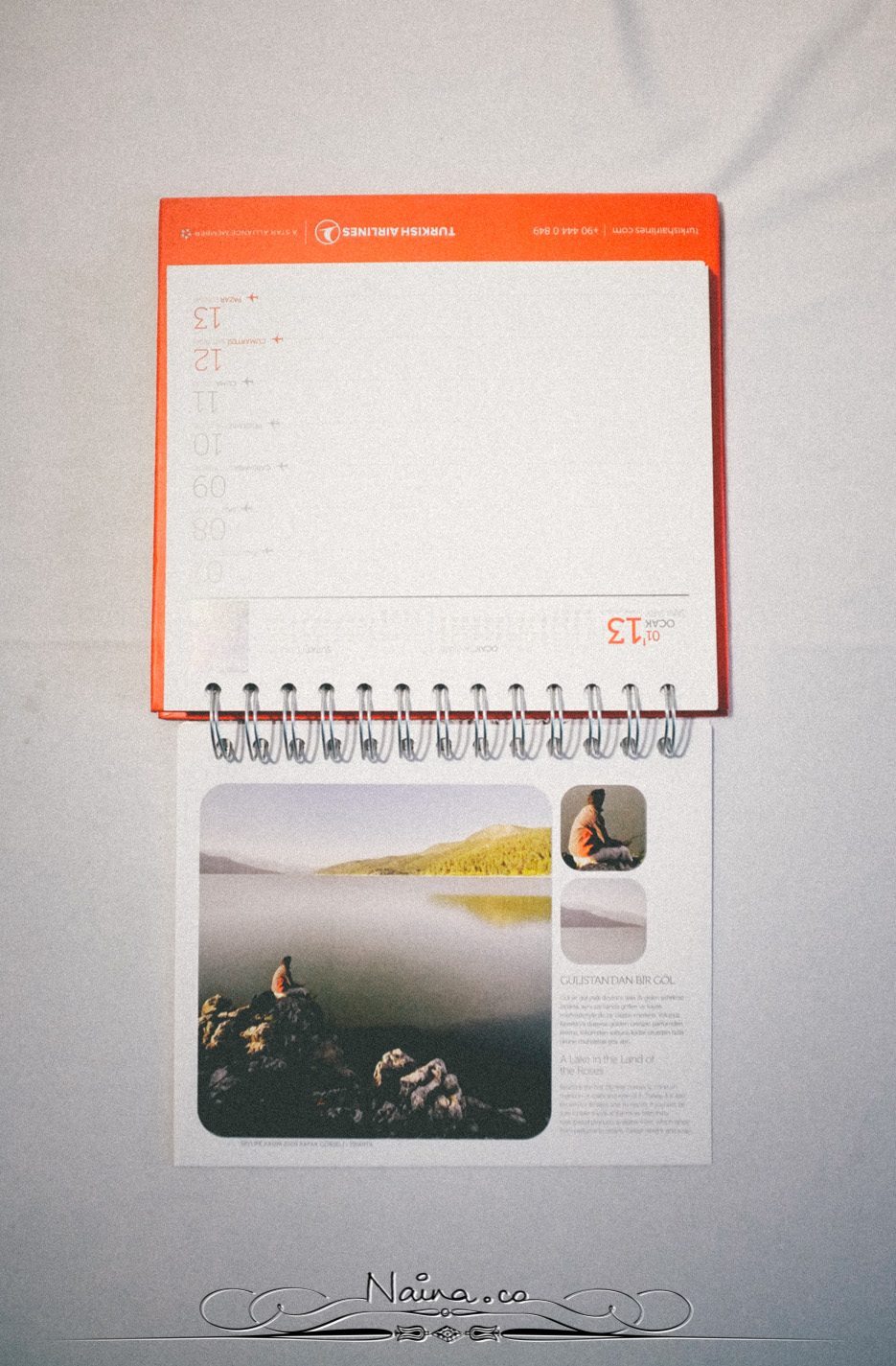 Turkish Airlines Calendar Diary Postcards Lifestyle Photographer Blogger Naina.co Photography