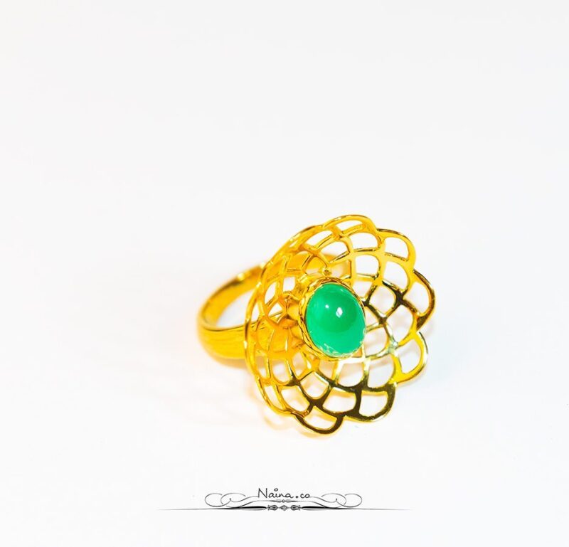 Amrapali Jewels Gold & Green Jewelry, Professional photographer Naina.co