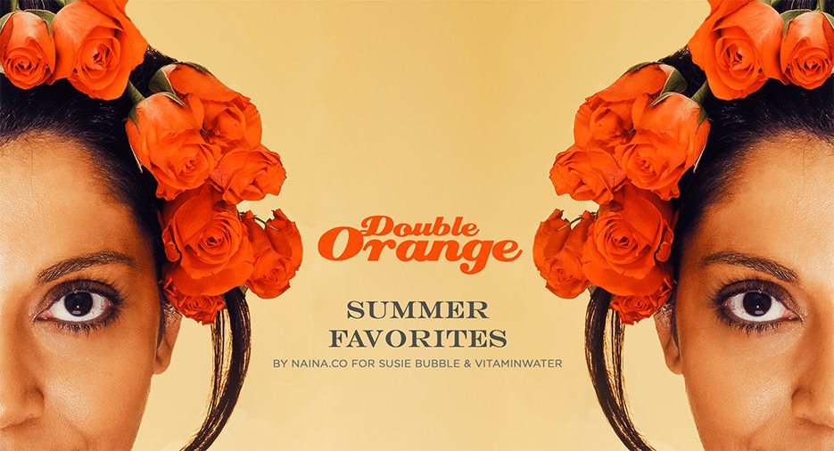 Susie-Bubble-Vitamin-Water-London-Fashion-Week-LFW-2013-Naina.co-Double-Orange-Summer-Favorites-Shine-Bright