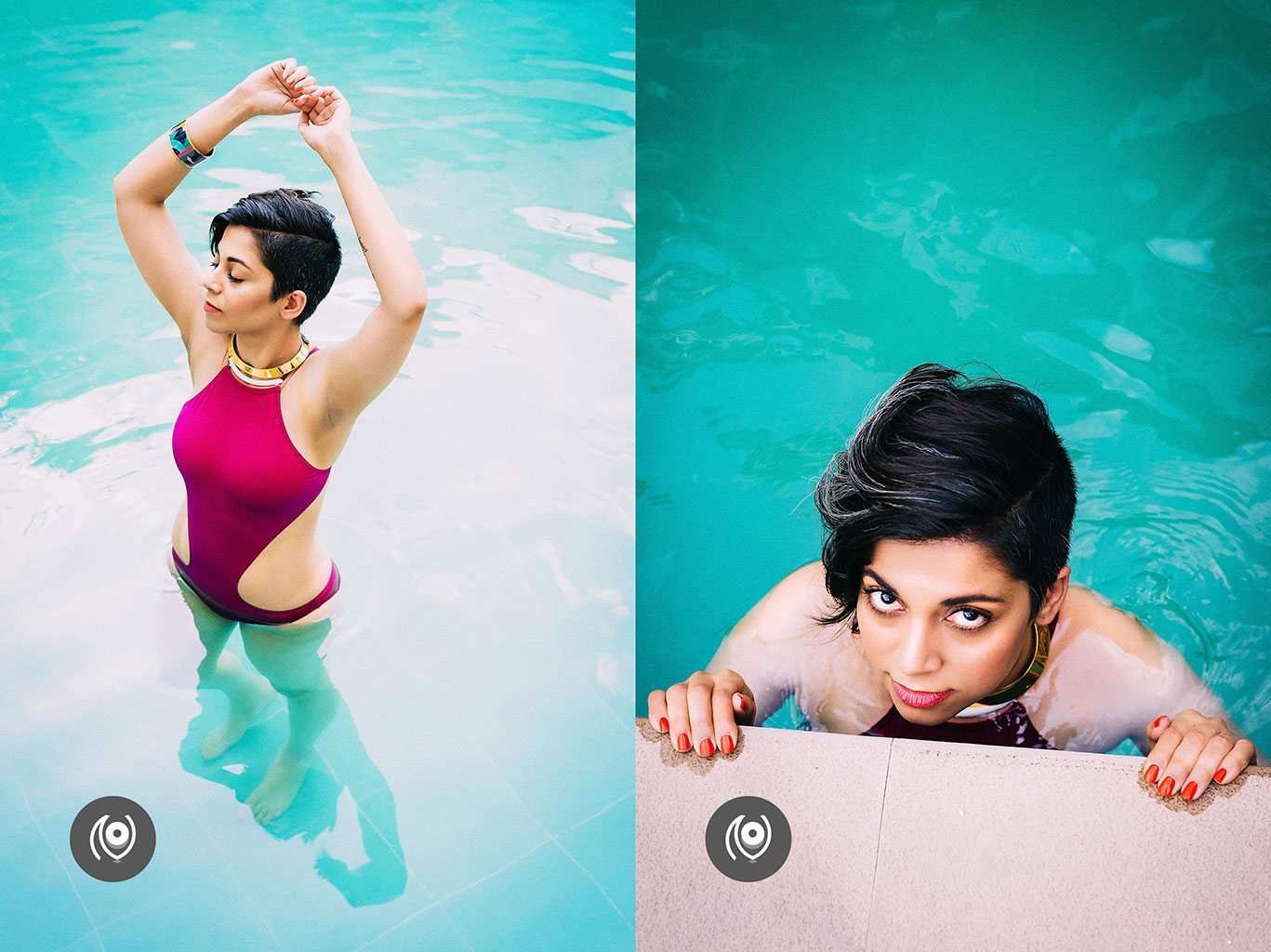 #CoverUp 40, Hermes Swimwear, Poolside Blue Brilliance, #EyesForLuxury, Naina.co Luxury & Lifestyle, Photographer Storyteller, Blogger. 