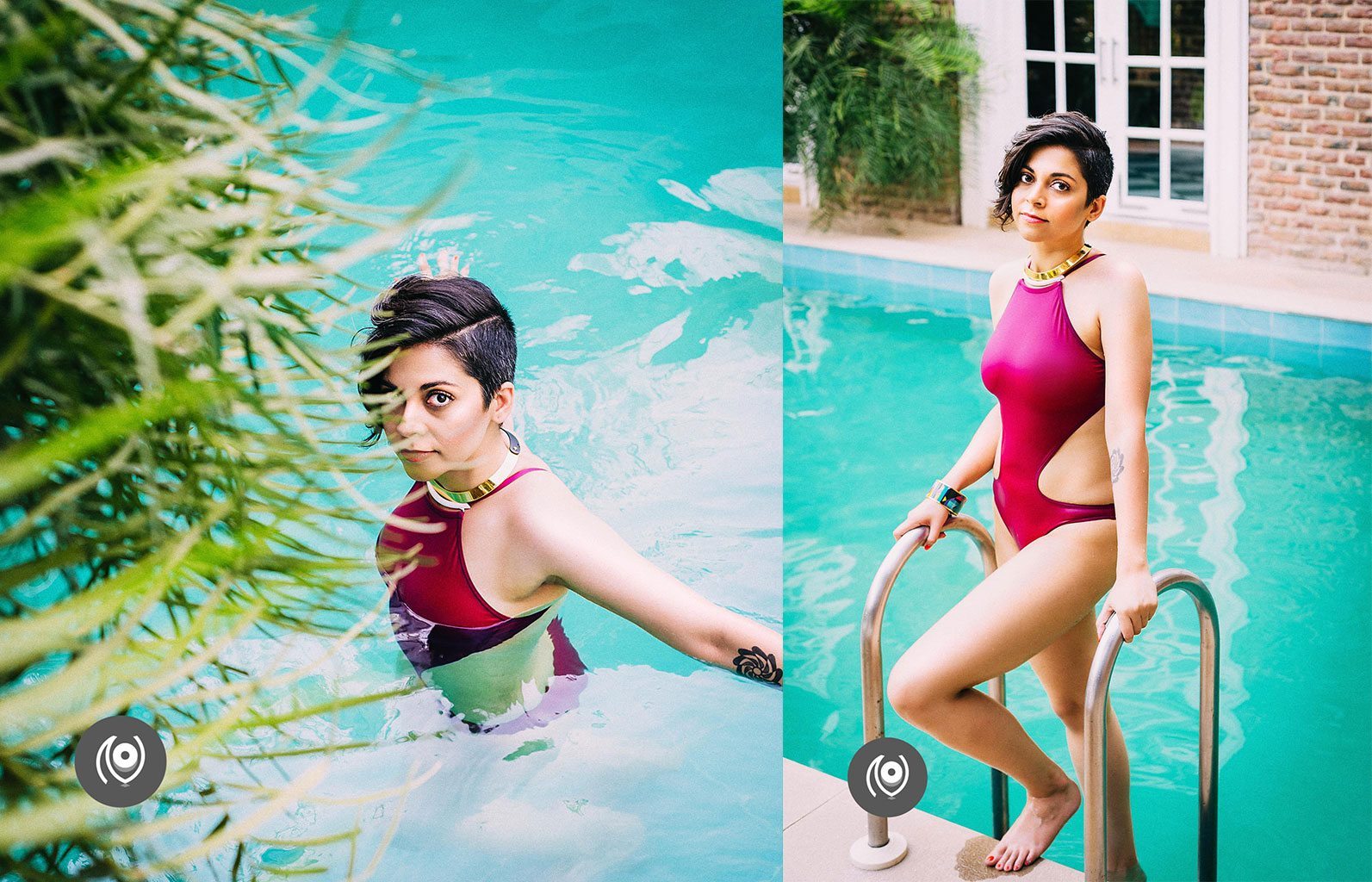 #CoverUp 40, Hermes Swimwear, Poolside Blue Brilliance, #EyesForLuxury, Naina.co Luxury & Lifestyle, Photographer Storyteller, Blogger. 