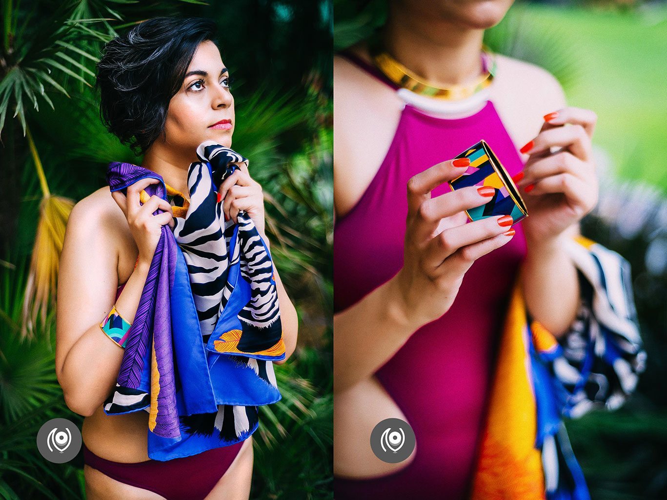 #CoverUp 40, Hermes Swimwear, Poolside Blue Brilliance, #EyesForLuxury, Naina.co Luxury & Lifestyle, Photographer Storyteller, Blogger. 