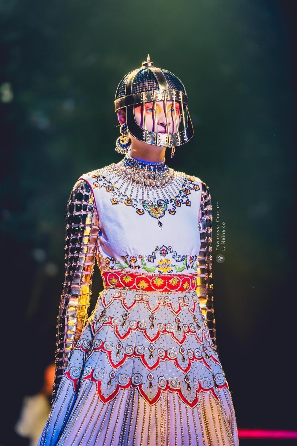 Indian by Manish Arora #SwarovskiCouture #SwarovskiCrystals Swarovski India, Naina.co Luxury Lifestyle Photographer Blogger Experience Collector