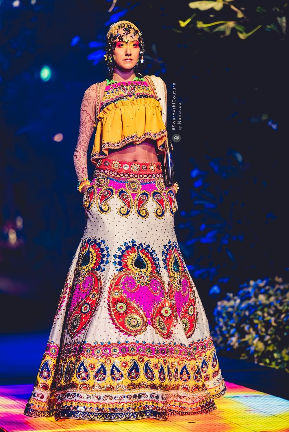 Indian by Manish Arora #SwarovskiCouture #SwarovskiCrystals Swarovski India, Naina.co Luxury Lifestyle Photographer Blogger Experience Collector