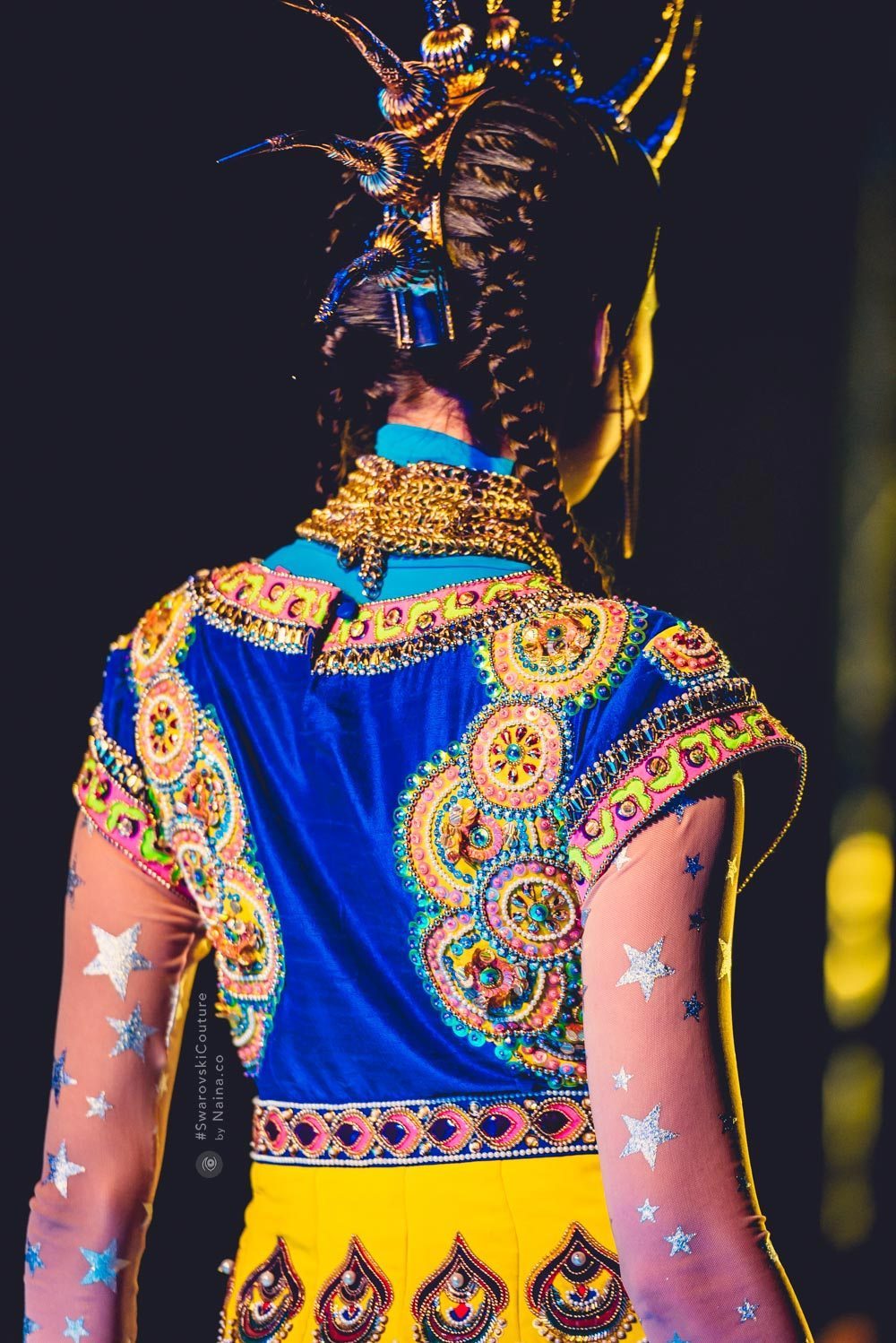 Indian by Manish Arora #SwarovskiCouture #SwarovskiCrystals Swarovski India, Naina.co Luxury Lifestyle Photographer Blogger Experience Collector