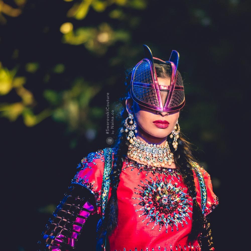 Indian by Manish Arora #SwarovskiCouture #SwarovskiCrystals Swarovski India, Naina.co Luxury Lifestyle Photographer Blogger Experience Collector