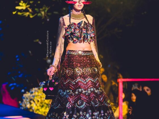 Indian by Manish Arora #SwarovskiCouture #SwarovskiCrystals Swarovski India, Naina.co Luxury Lifestyle Photographer Blogger Experience Collector