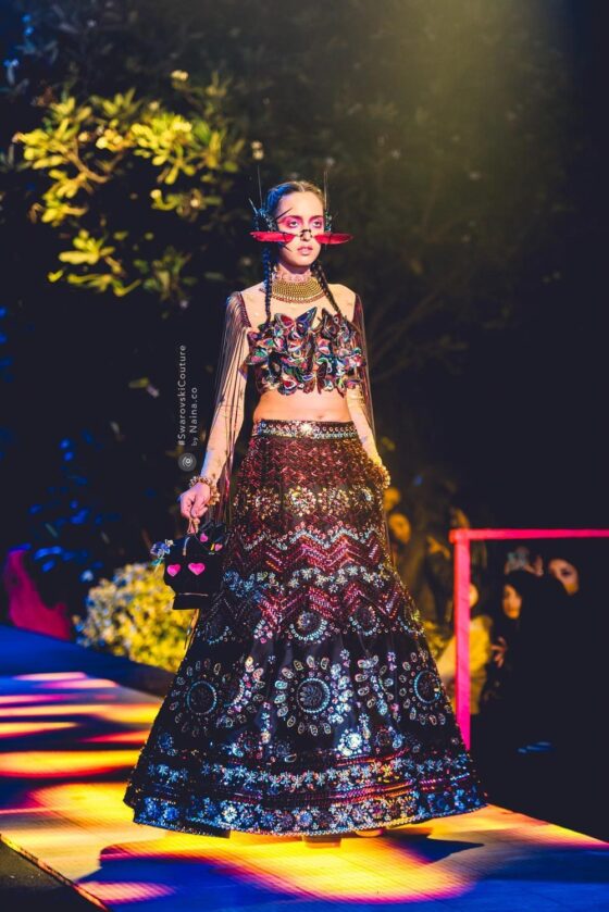 Indian by Manish Arora #SwarovskiCouture #SwarovskiCrystals Swarovski India, Naina.co Luxury Lifestyle Photographer Blogger Experience Collector