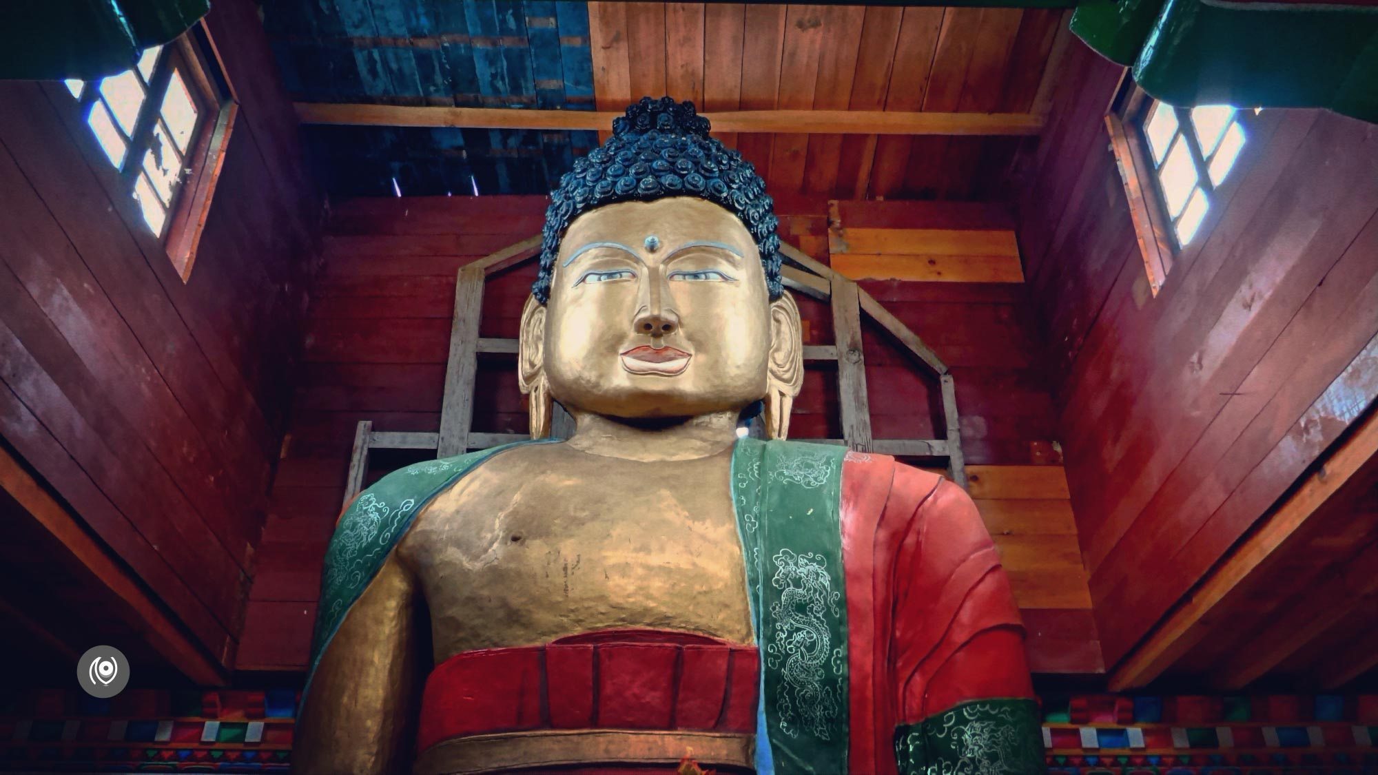 Buddha Statue, Dorjeeling Village, Silver, Menchukha, Menchukha Valley, Menchuka, Mechuka, Arunachal Pradesh, Assam, Flight, Travel Photographer, Travel Blogger, Luxury Photographer, Luxury Blogger, EyesForDestinations, EyesForArunachal, #EyesForDestinations, #EyesForArunachal