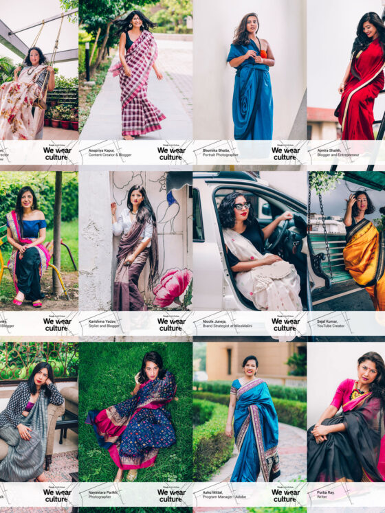 Naina.co, Naina Redhu, Google India, Google, Google Arts & Culture, #SareeOnMe, #WeWearCulture, #NAINAxGoogle, Professional Photographer, Blogger, Lifestyle Photographer, Lifestyle Blogger, Travel, Saree, Drape, Drapes, Draping, Textiles, India, Style, Ajmira Shaikh, Karishma Yadav, Sahiba Gursahaney, Ashu Mittal, Sejal Kumar, Anupriya Kapur, Bhumika Bhatia, Nicole Juneja, Purba Ray, Anjali Batra, Surabhi Chauhan, Nayantara Parikh, #EyesForPeople, #EyesForInfluencers, Influencers, Influencer Marketing, Portraiture, Portrait Photographer, Google Feature, Twelve Women, Arts, Culture