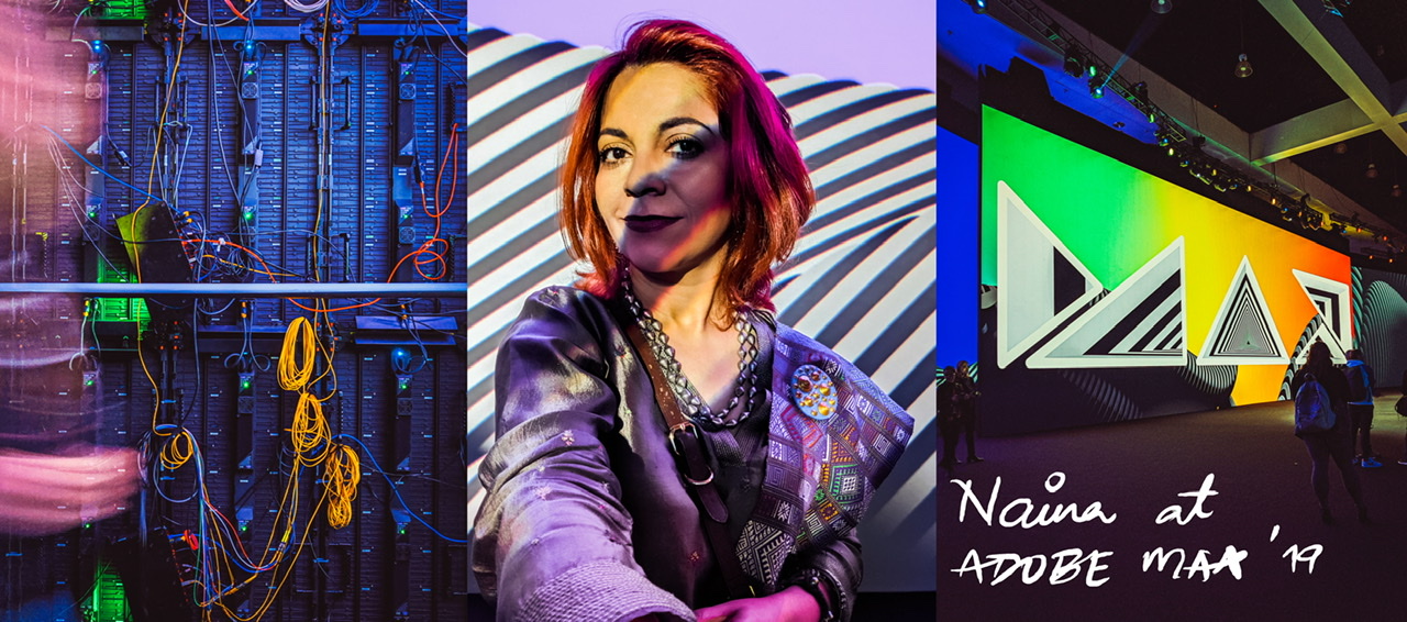 Adobe Max 2019, Naina Redhu, Naina.co, Los Angeles, LACC, Los Angeles Convention Center, AdobeInsiders, NAINAxADOBE, AdobePartner, Creativity Conference