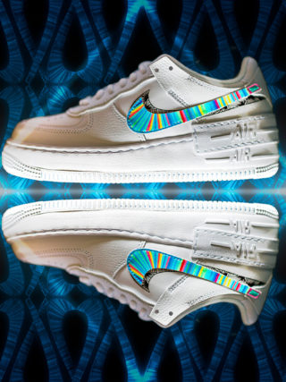 custom painted footwear, hand-painted shoes, custom shoes, custom Nikes, Naina Redhu, Naina.co, KhaosPhilos, Label KhaosPhilos, painted sneakers, artist, lines, geometric abstraction, lineation, hand drawn, hand painted, indian artist, indian contemporary artist, indian contemporary art, indian shoe artist, shoe painter india, shoe artist india, photographer, blogger, experience collector