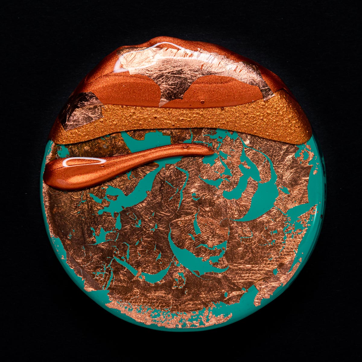 In Time, Resurrection, Diwali 2020, Diwali Art, Wearable Art, Diwali Brooches, Naina Redhu, Naina, Naina.co, Landscape of Memories, Fragmented Lives, Rebuild, Shiny Plans, Dreams, Human Nature, Healing, Gold Foil, Copper Foil, Layered, Layers, Acrylics On Wood, Contemporary Art, Indian Artist, Contemporary Indian Artist, Wooden Brooches, Hand-Painted Brooches, Made In India, Make In India, Handmade, Hand Crafted, One Of A Kind, OneOfAKind, Diwali In India, Unique Accessories, Handmade Jewellery