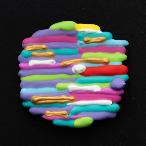 brooch, magnet clasp, hand painted, hand cut, acrylics on wood, original painting, one of a kind, independent artist, made in india, spring drip, naina redhu, khaosphilos, handmade, handcrafted, single artisan